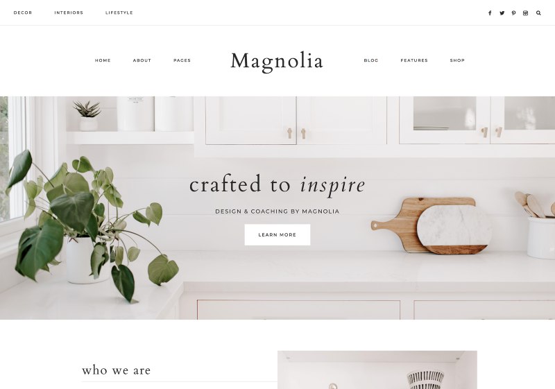 magnolia wordpress theme