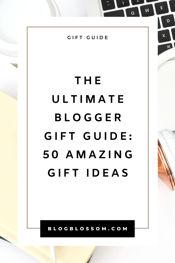 Looking for the ultimate blogger gift guide? Here are 50 amazing and practical gifts for bloggers that will boost their creativity and productivity. | christmas gift guide | christmas gifts for her | gift ideas for her | holiday gifts | best gifts for bloggers | presents for bloggers | holiday gift guide | stay organized | planners | stationery | computer accessories | phone accessories | rose gold | tech gifts | social media gifts | blogging gifts | gift ideas for bloggers