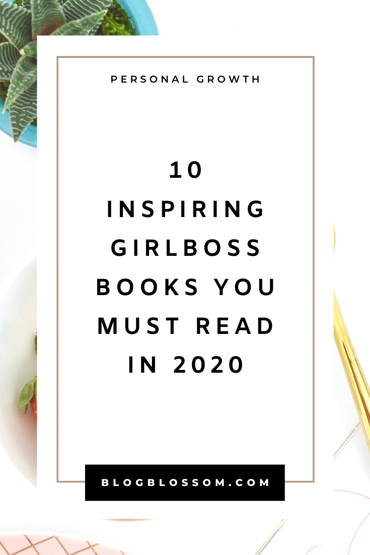 As a female entrepreneur, reading books that are written by strong and successful females is a great way to learn. If you're looking for guidance, inspiration, and motivation, these 10 books for female entrepreneurs and girlbosses will change your life. | girlboss books | motivational books | growth mindset | career tips | success tips | inspirational books | mental health | business tips | personal development | self transformational books | books to transform your life | self-care | goal setting | productivity | healthy habits | healthy lifestyle