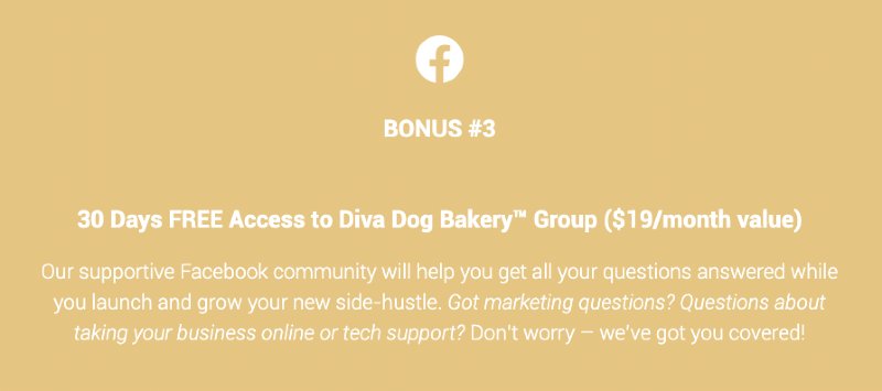 Diva Dog Bakery Course Bonus - Guaranteed Analysis and Nutrition Label
