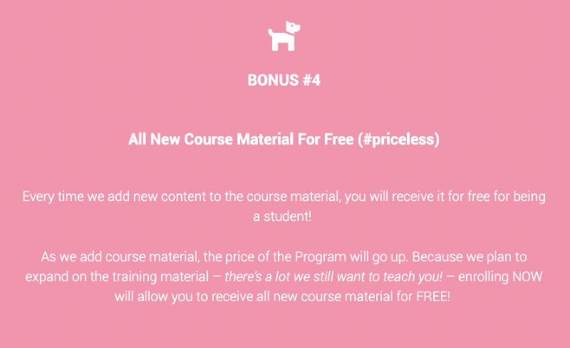 Diva Dog Bakery Course Bonus - Guaranteed Analysis and Nutrition Label