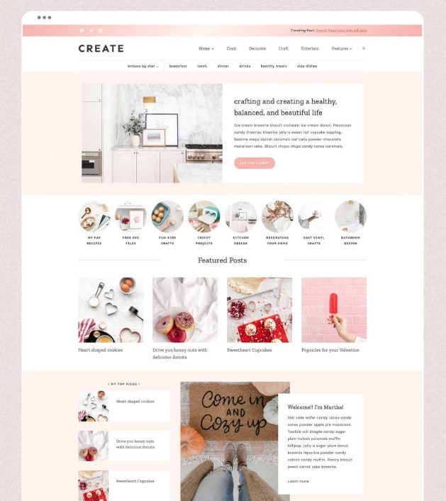 create kadence wordpress theme