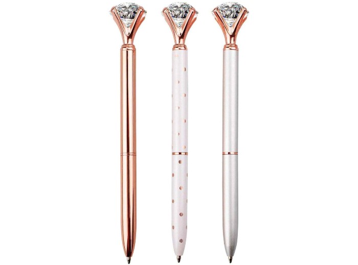 diamond crystal pens