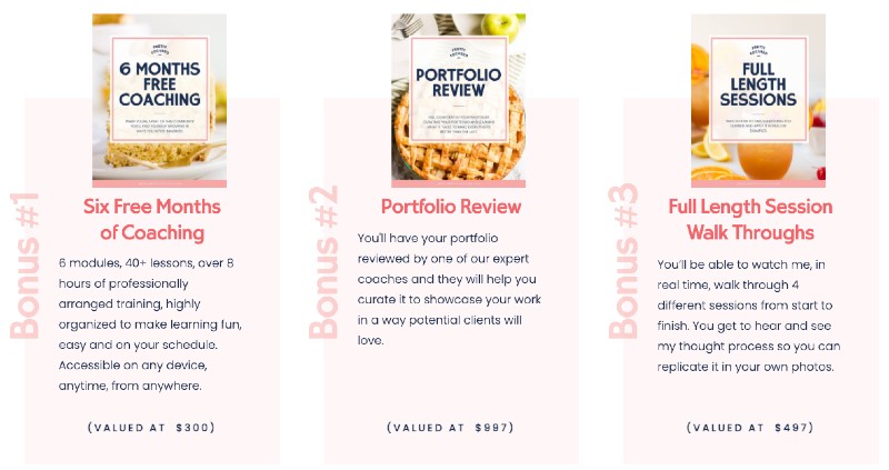 pretty focused course - bonus 1-3