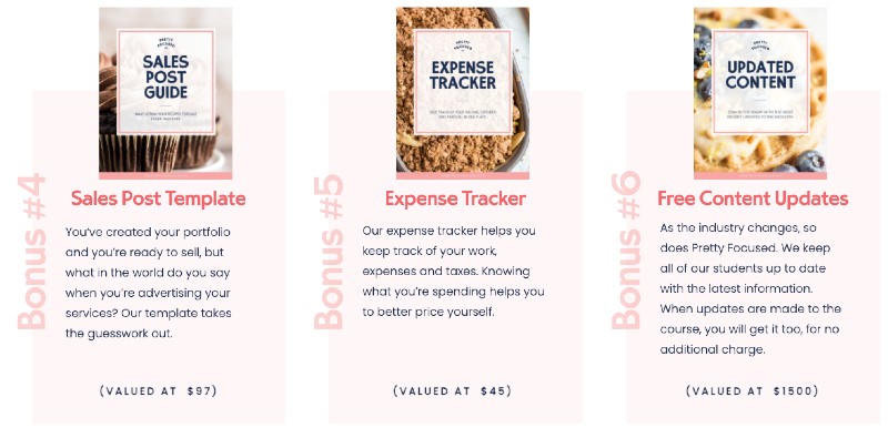 pretty focused course - bonus 4-6