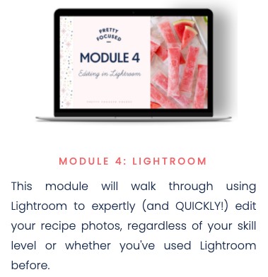 pretty focused course - module 4