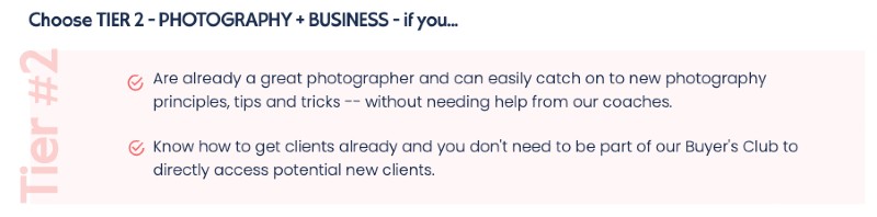 pretty focused course - tier 2