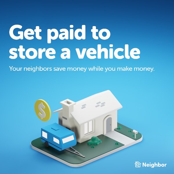 get paid to store a vehicle with neighbor